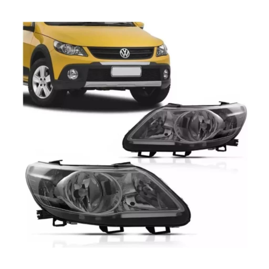 Par Farol Gol G5 Saveiro Cross 2009 10 11 2012 2013 Cromomix