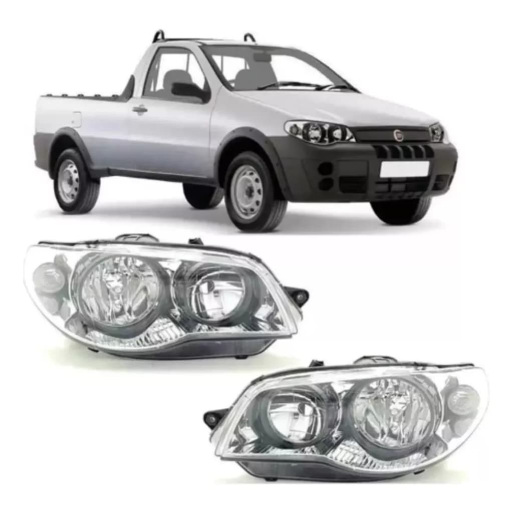 Par Farol Fiat Strada Fire 2005 2006 2007 2008 2009 2011