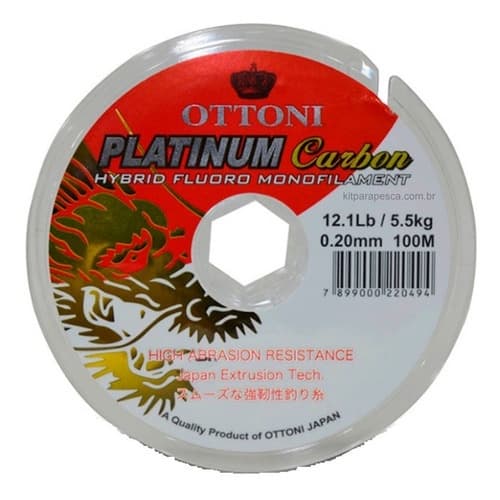 linha ottoni platinum carbon 100m
