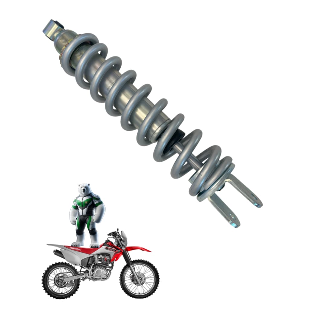 AMORTECEDOR TRASEIRO P/ MOTO HONDA CRF 230F 07/20 - COM REGULAGEM - MOLA CINZA (PRO-LINK/A GAS)
