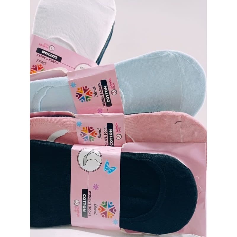 Meia Sapatilha Invisível Algodão Feminina Masculina Kit 6 pares