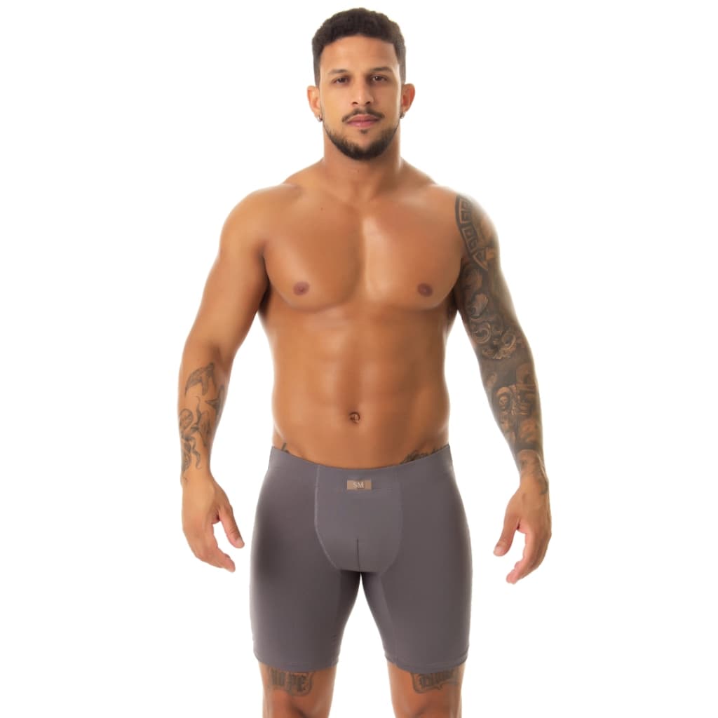 Kit 10 Cuecas Boxer Ciclista Embutida - Evita a Assadura e Não enrola nas pernas