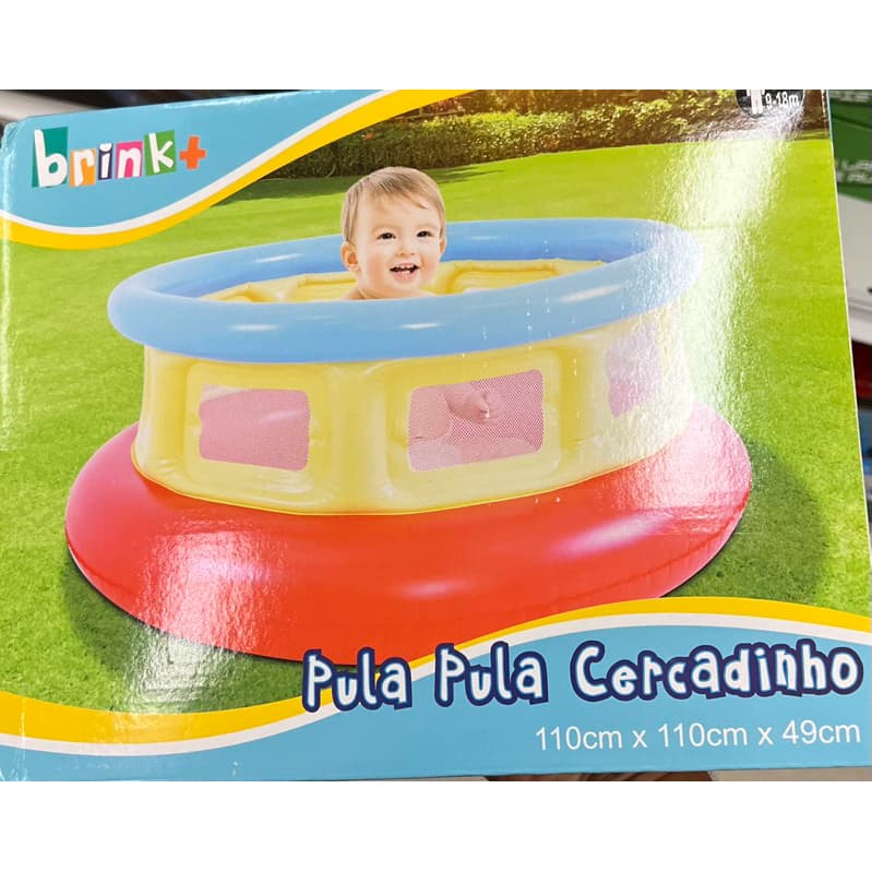 Pula Pula Arena Infantil Cercadinho  - brink + 110cm