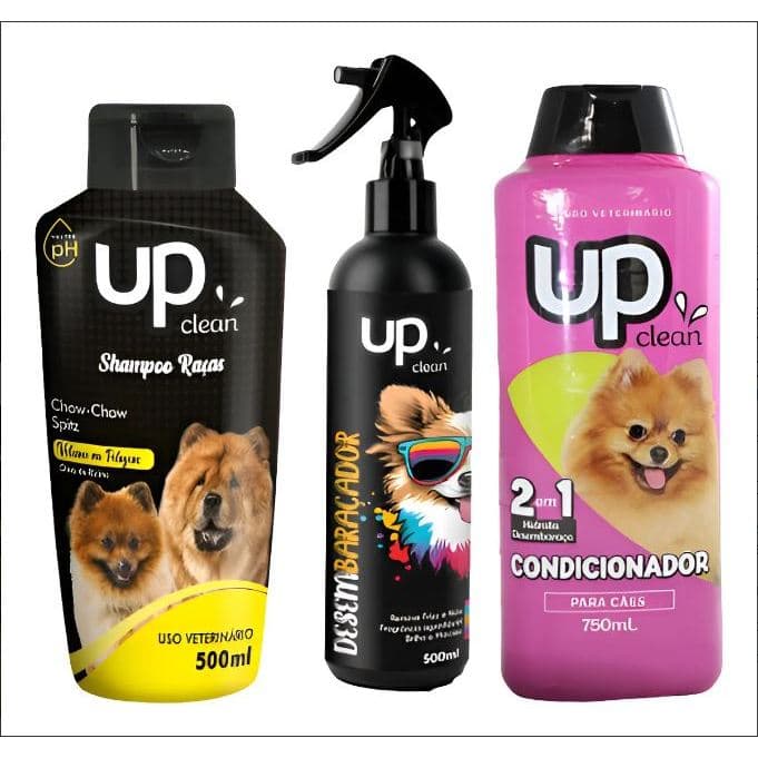 Kit Shampoo + Desembaraçador+ Condicionador 2 Em 1 Fragrância Shampoo Chow Chow