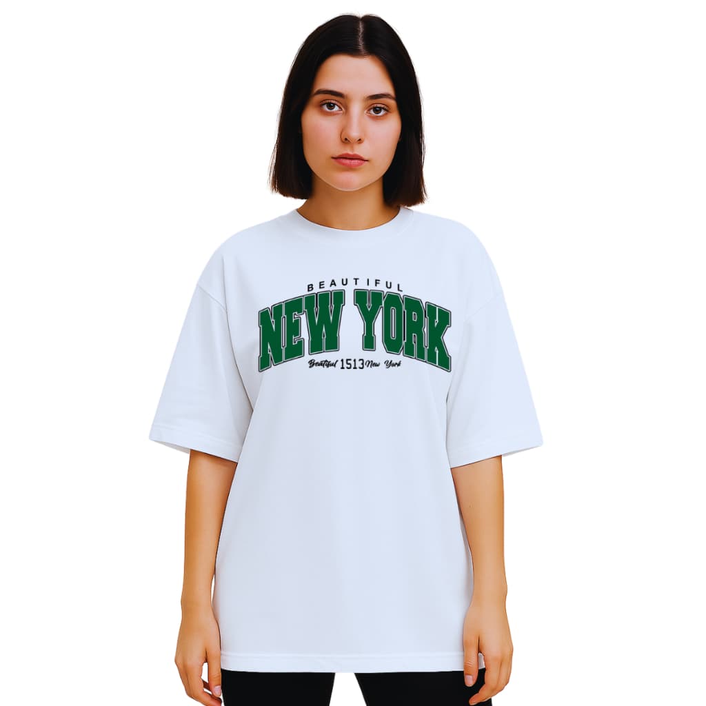 Camiseta Oversize Feminina Tshirt Academia Treino 100% Algodão