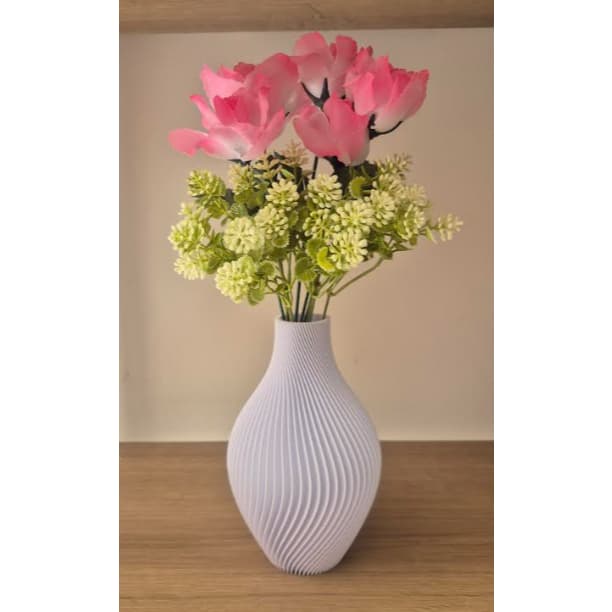 Vaso Decorativo Espiral em Impressão 3D