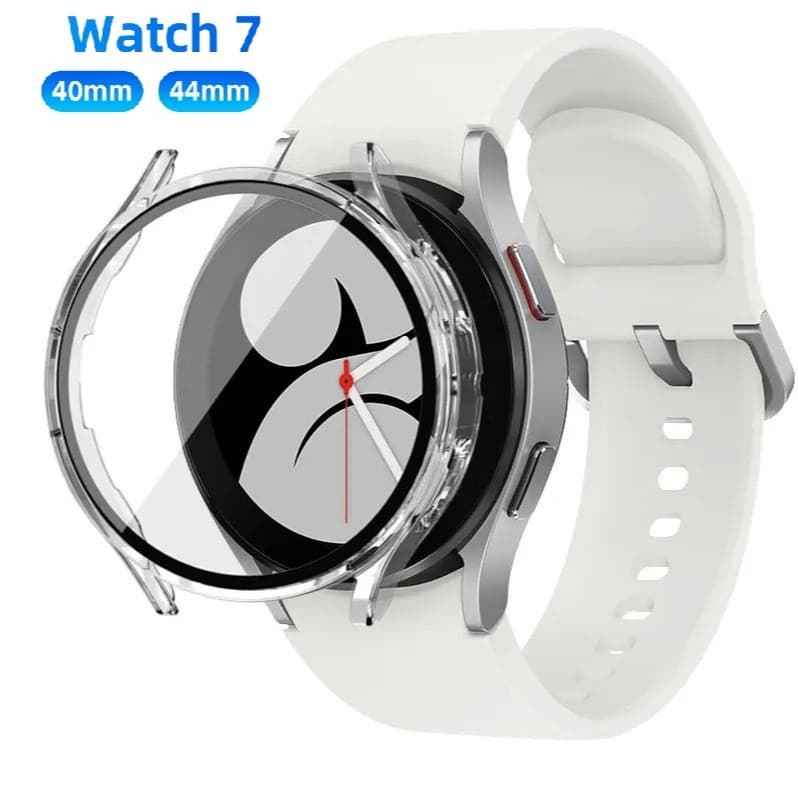 Capa Protetora 360 de Acrílico e Vidro para Galaxy Watch 7 40mm / 44mm