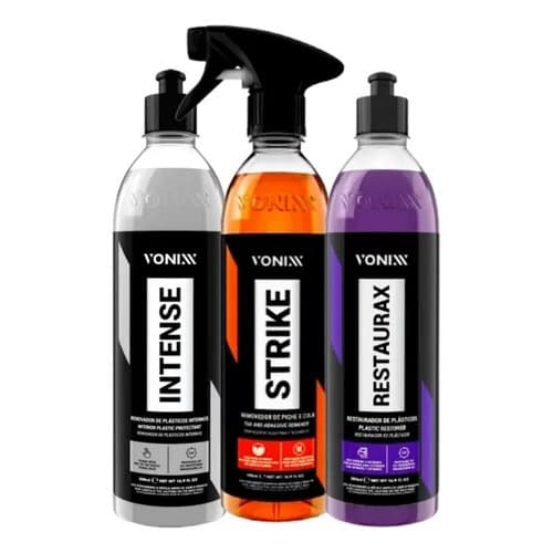 Restaurax Intense Strike Cola Vonixx Restaurador Plásticos interno e externo Vonixx