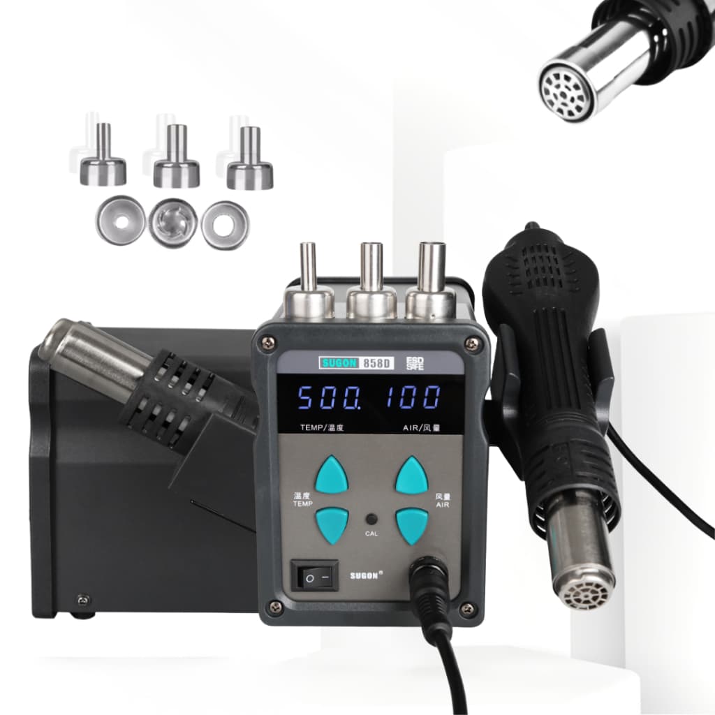 Estação De Retrabalho Ar Quente Sugon 858d 700w Profissional Envio Imediato