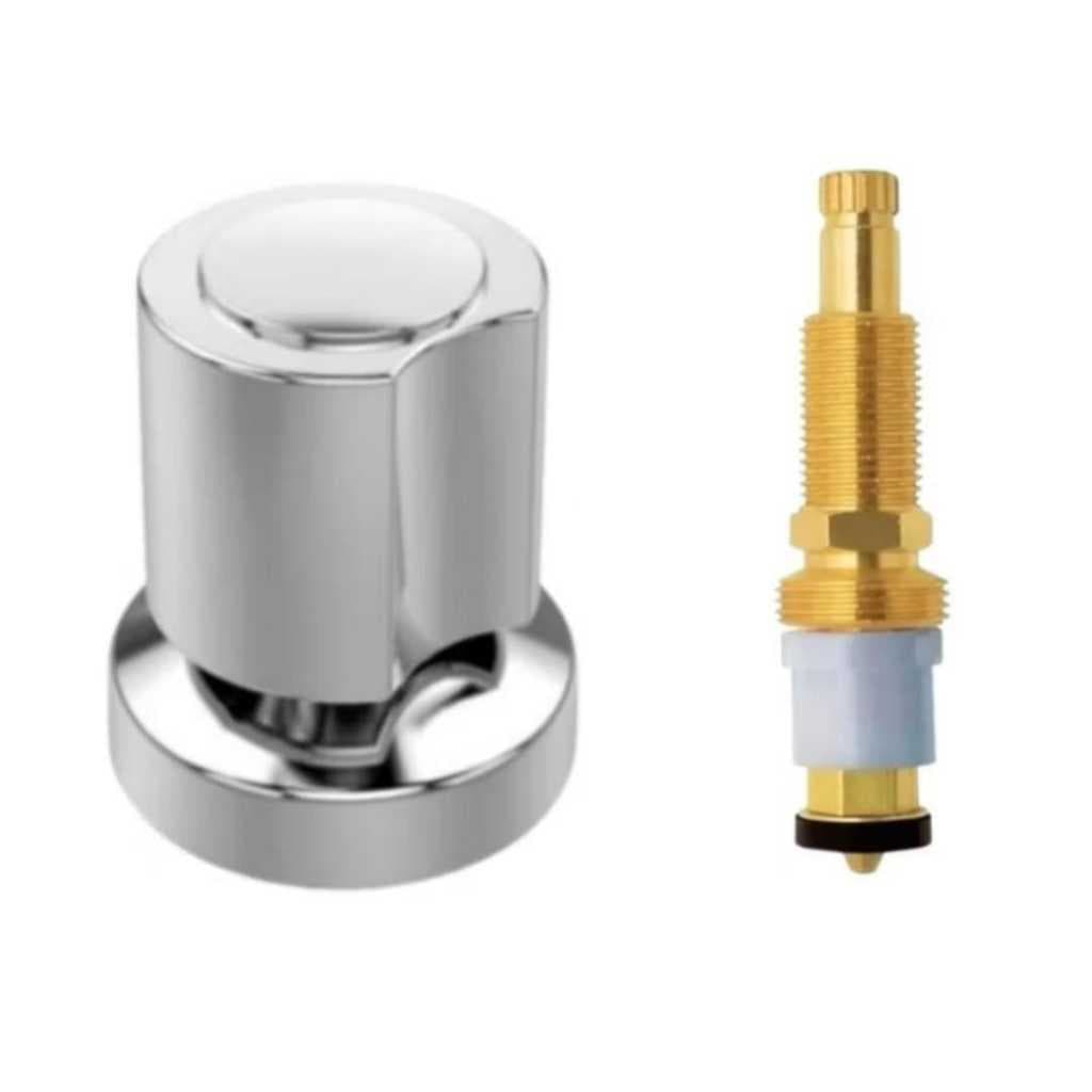 Reparo Para Registro 3/4 Pressão Deca (Chuveiro) + Acabamento Registro C40 ABS