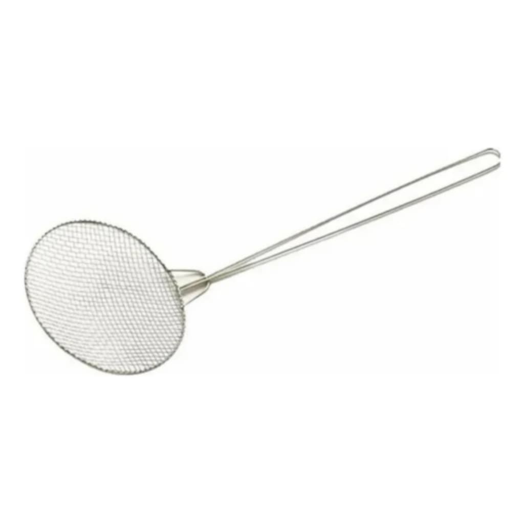 Escumadeira Para Fritura 14 Cm Pastel Salgado Cabo Longo