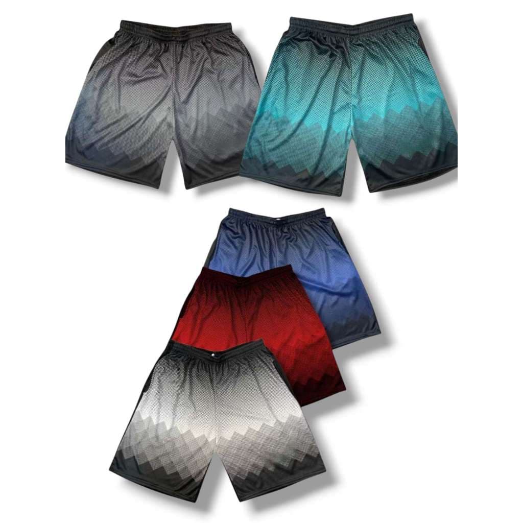 KIT COM 5 BERMUDA SHORT DRY FIT MASCULINO ESPORTES ACADEMIA TREINO