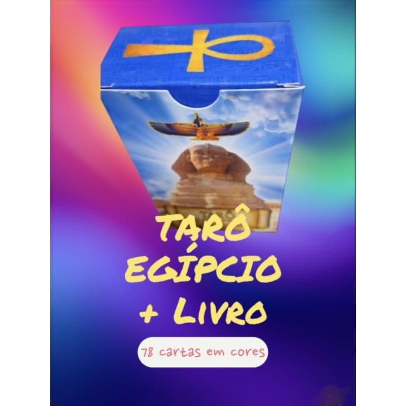 ORIGINAL Tarô Egípcio 78 Cartas e Livro