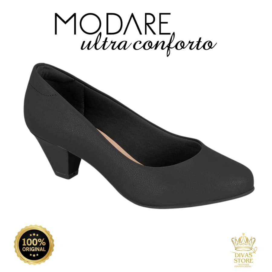 Sapato Scarpin Modare Ultra Conforto para Uniforme e Escritório