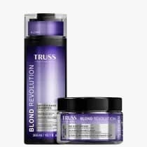 Kit Truss Blonde Revolution (Shampoo 300ml, Máscara 180g, Finalizador 100ml)