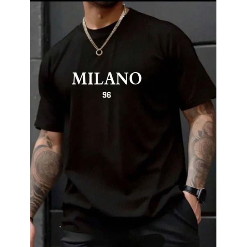 Camiseta Masculina MILANO Estampadas Manga Curta Verão