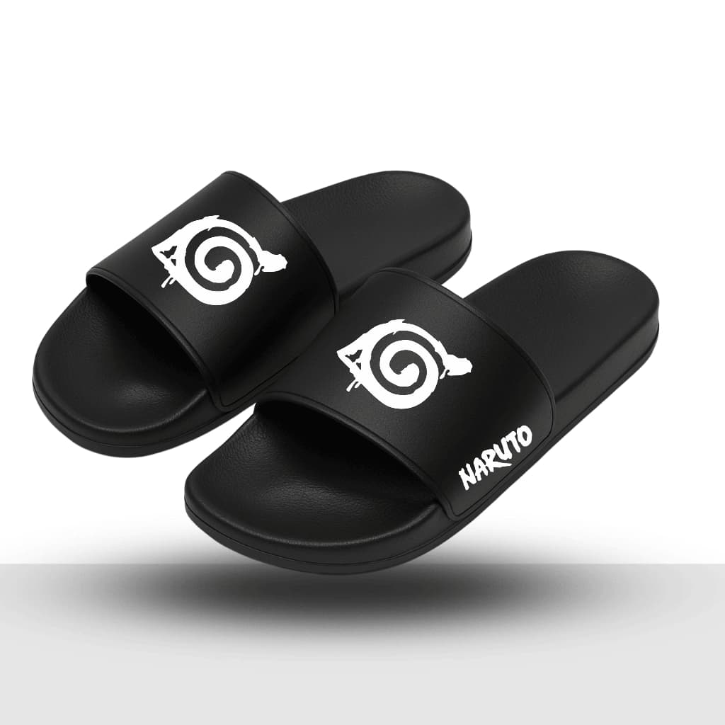 Chinelo Slide Masculino Naruto Konoha