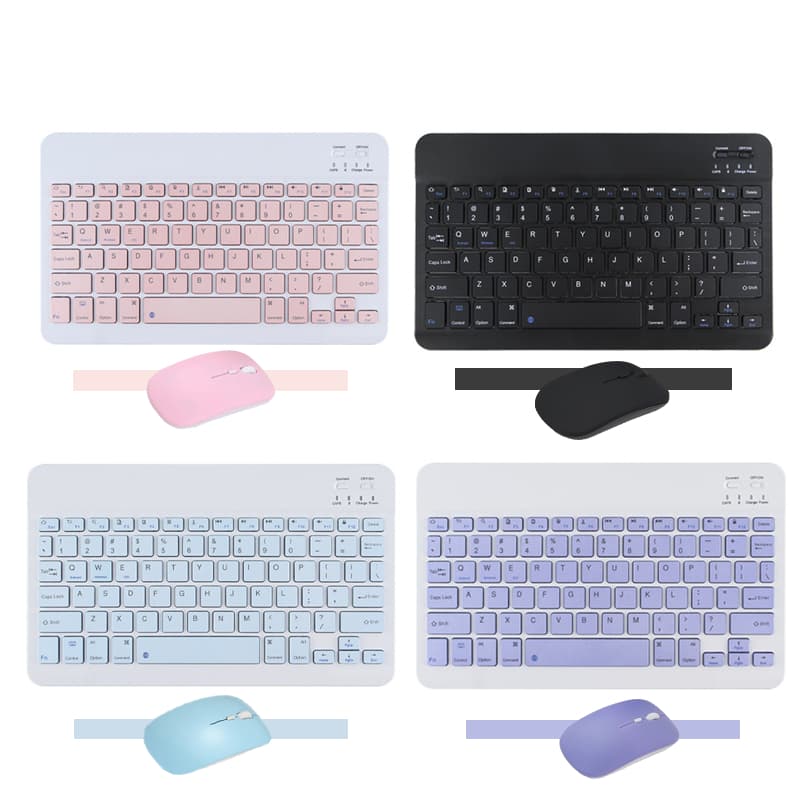Teclado Bluetooth removível ABNT2 e mouse Bluetooth sem fio para tablet Samsung Tab S6 Lite/A9 plus/Redmi SE 11