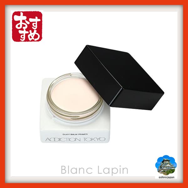【Direto do Japão】ADDICTION Silky Balm Primer 20g Efeito de foco suave cobre poros irregulares. Forma um véu que retém a umidade e, ao mesmo tempo, impede que a maquiagem saia devido ao suor e à água.