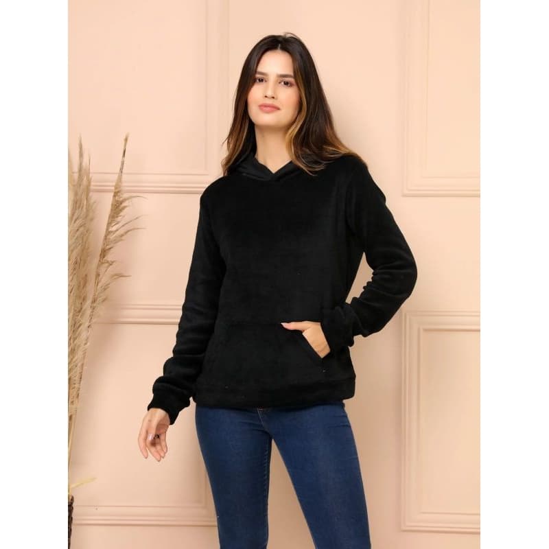 Tendência de inverno blusa LISA de pelinho