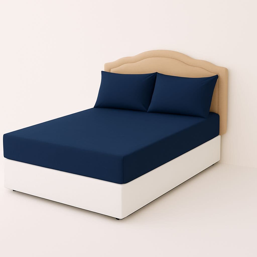 Jogo Cama Lençol 400 Fios Micropercal Tecido Acetinado 3 Peças