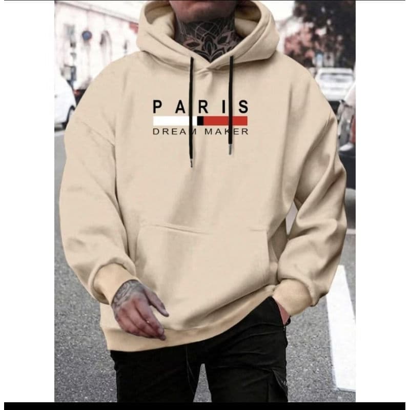 Moletom Paris Markes Canguru Com Bolso e Capuz Flanelado