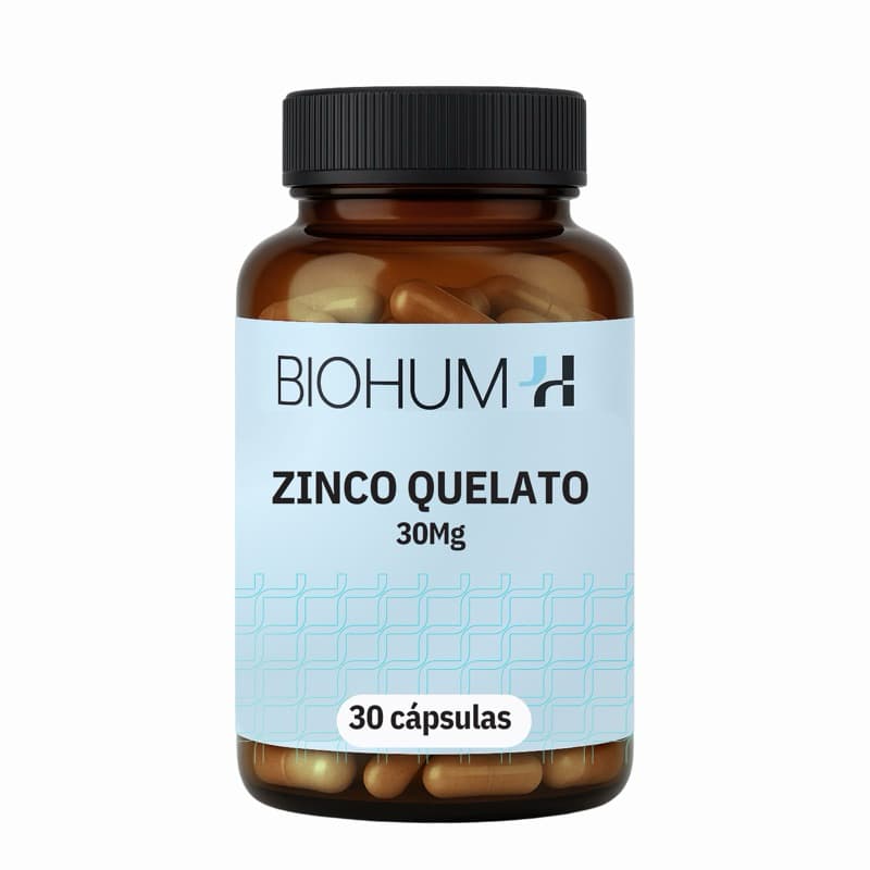 Zinco quelato 30 cápsulas Biohumfarma