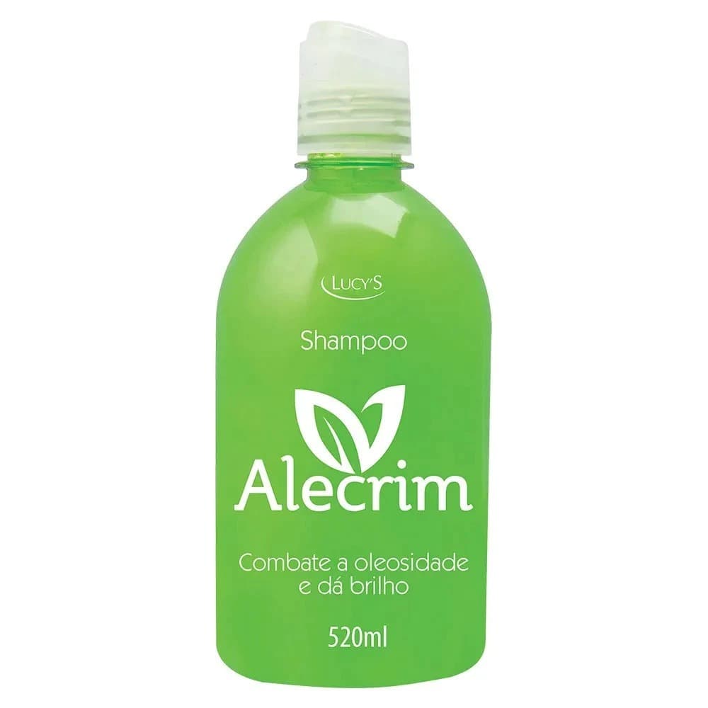 Shampoo Alecrim Combate Oleosidade Brilho Combate Caspa e Previne a Calvície - Lucy´s 520ml