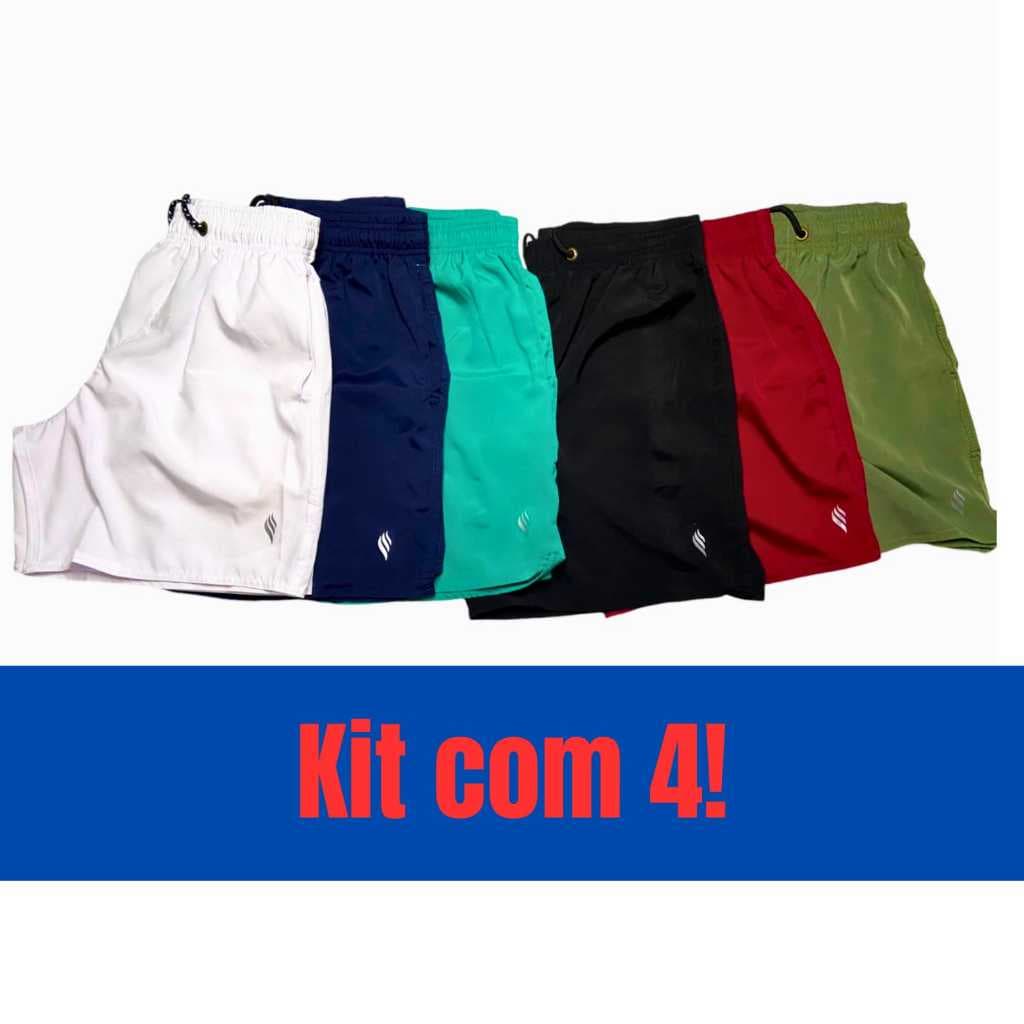 Short Tactel Masculino Com Elastano Leve Mauricinho Academia flexivel Praia bermuda Premium Leve com Elastano Moda verão
