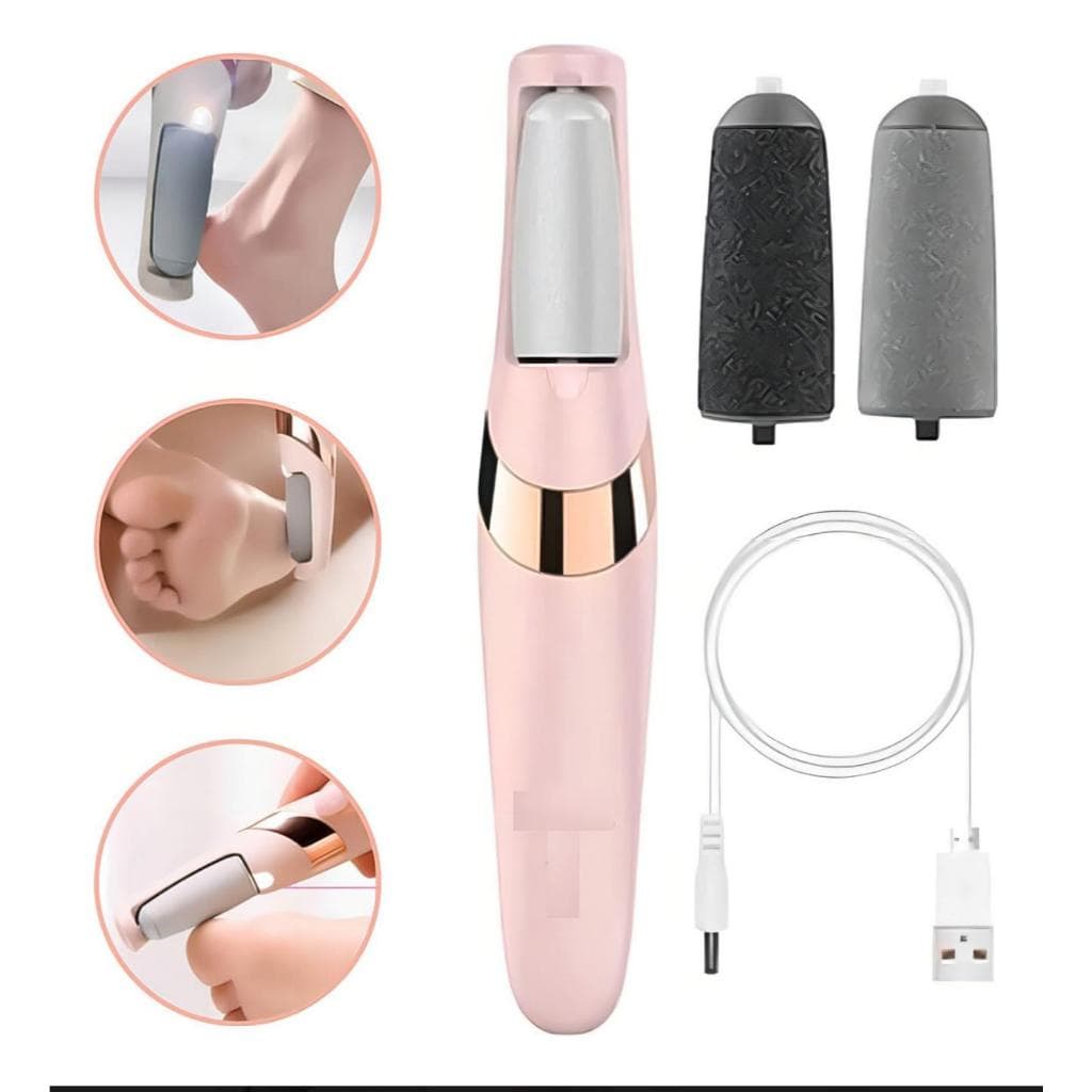 Removedor de calos Recarregável Elétrica Cordless Mulheres Homens Remove Seco Grosso Calos Da Pele, lixa de pe