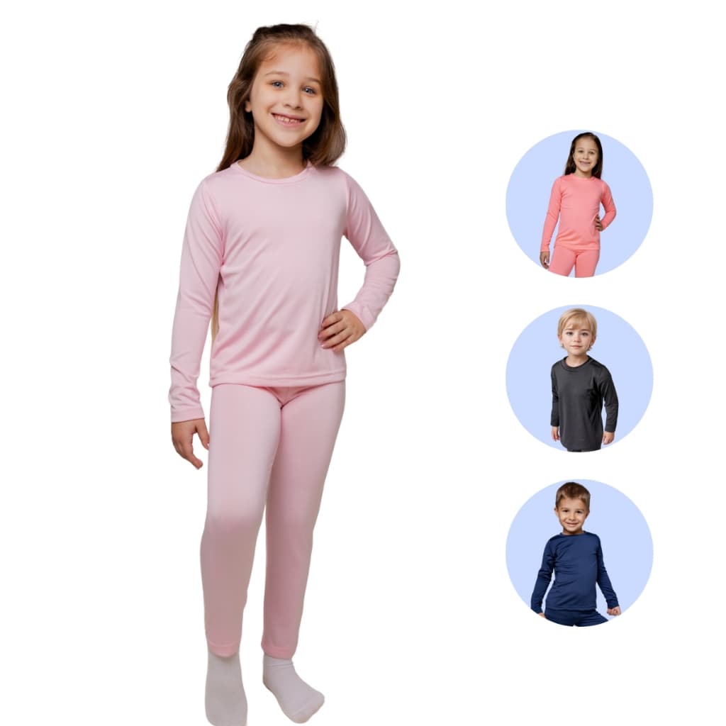 Pijama Suplex Térmico Infantil