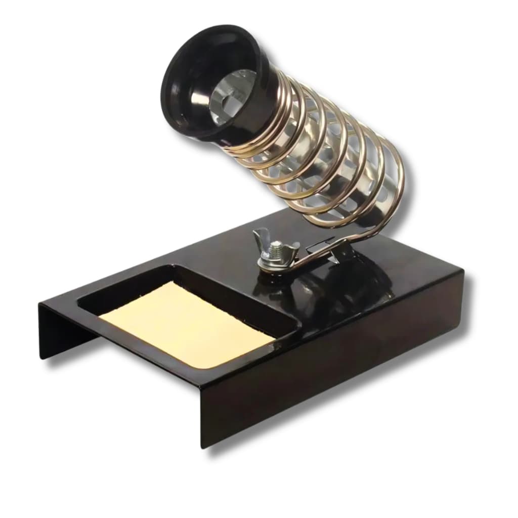 Suporte para Ferro De Solda com Mola E Esponja