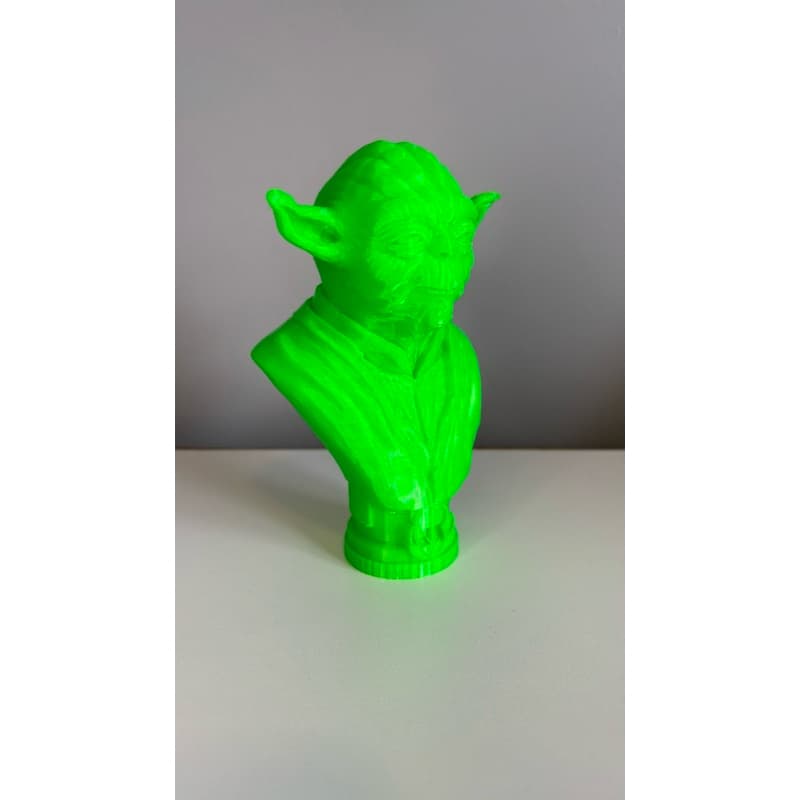 💚 Busto Mestre Yoda Decorativo em Impressão 3D – Star Wars | Alta Qualidade | 15cm