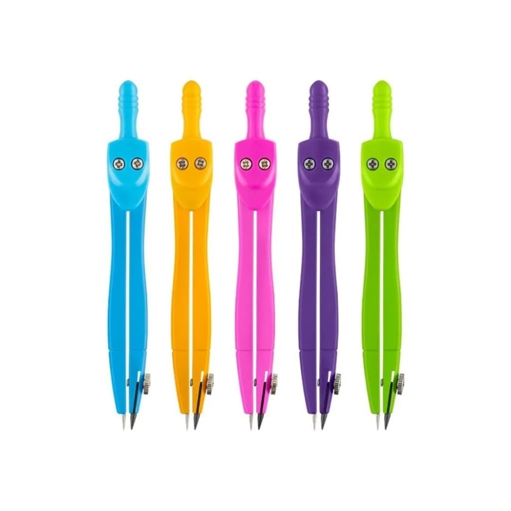 COMPASSO METALICO COLORIDO NEON BRW