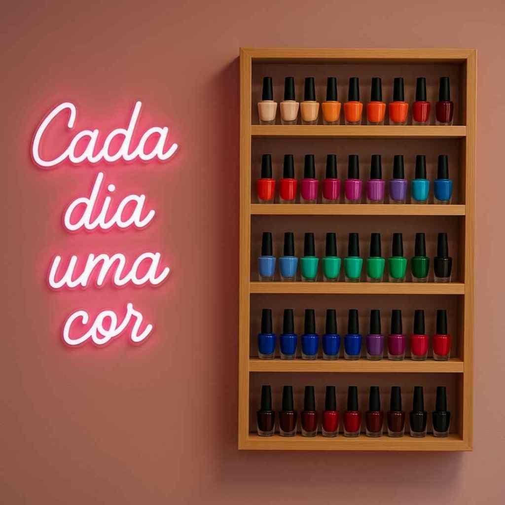 EXPOSITOR DE ESMLATE COR CRUA