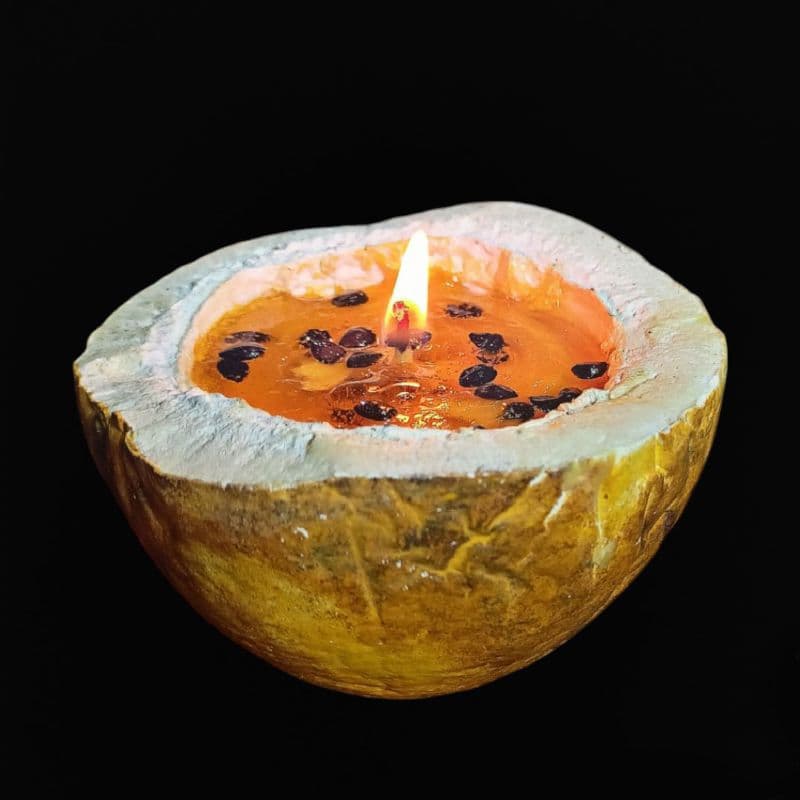 Vela Aromática Realista Maracujá/ cera vegetal/ vela perfumada/ frutal/ temática/ vela artesanal