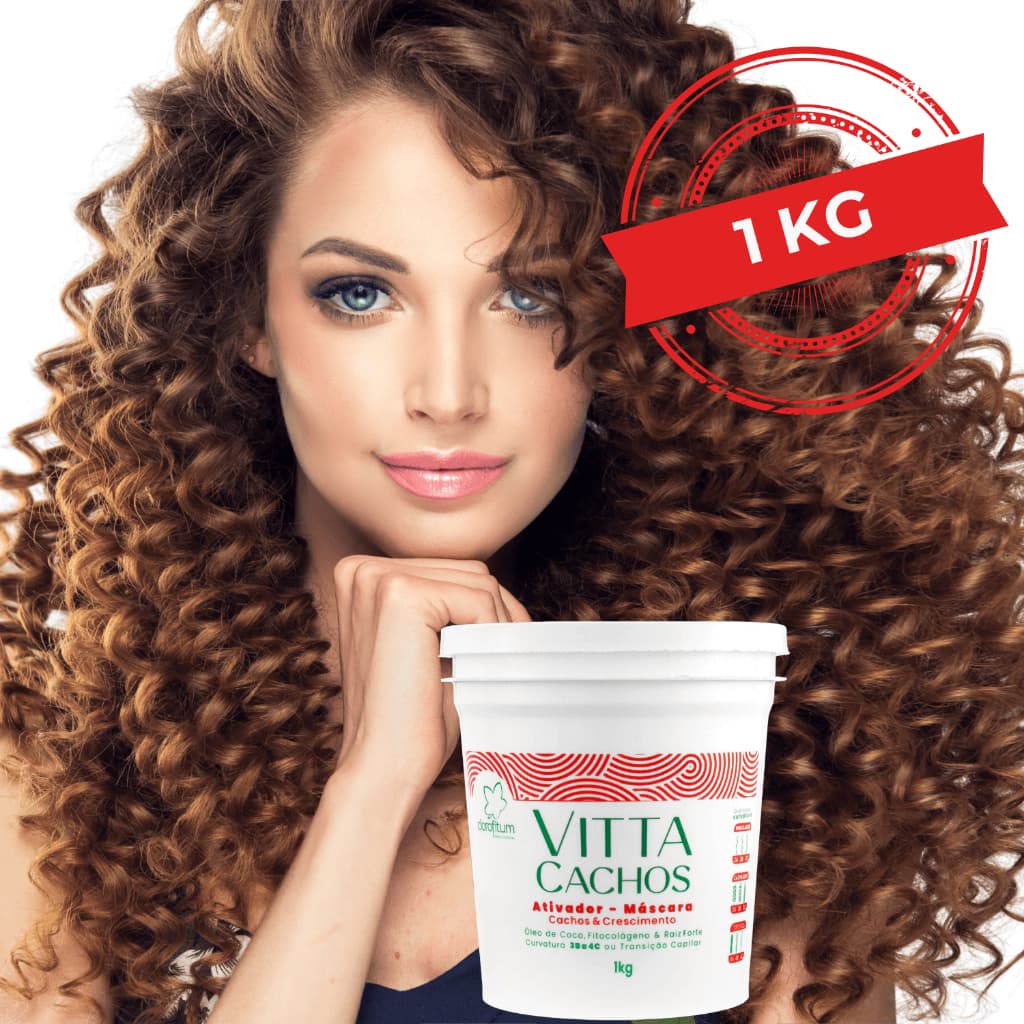 Ativador de Cachos Vitta Cachos 1 kg Clorofitum Linha Profissional