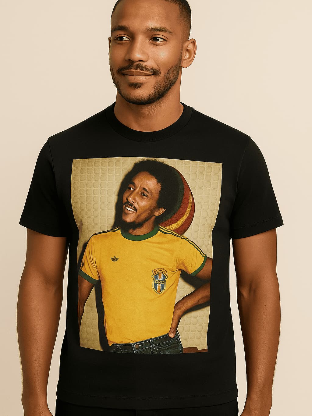 Camiseta Bob Marley Rei do Reggae Jamaica