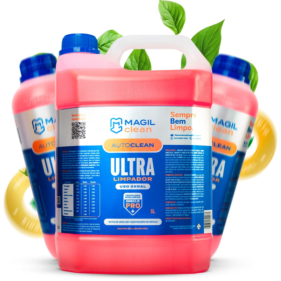 Ultra Limpador Auto Clean Uso Geral 5L Magil Clean