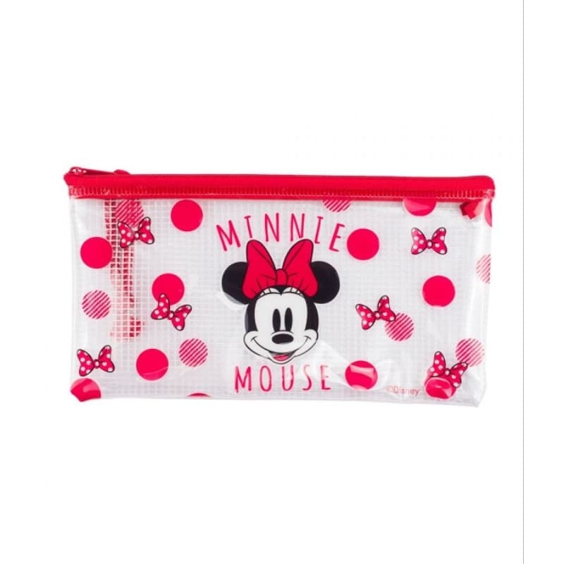 Estojo Transparente Minnie 11.5x21cm - Disney