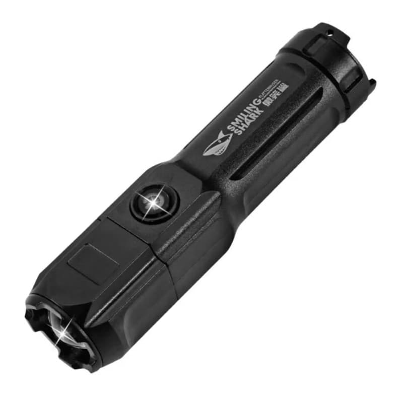 Lanterna Tática Potente Led Luz Forte Zoom Mecânico Recarregável USB Resistente A Água KA-L1588