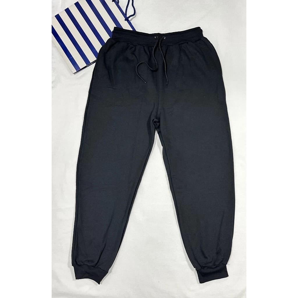 Calça De Moletom Unissex Tecido Peluciado Grosso Ideal Para Inverno