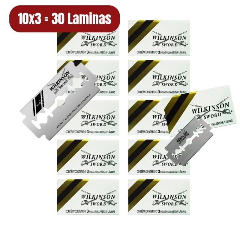 Lamina Gilete Wilkinson Sword Sobrancelha Barba Envio Imediato