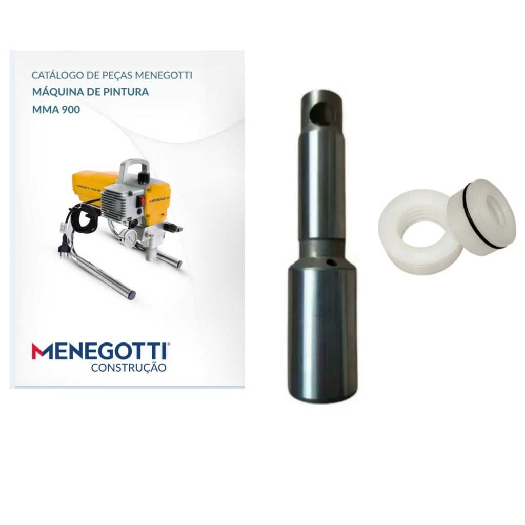 Pistão e Reparos para Bomba Airless Menegotti MMA900 - Peças de Reposição"