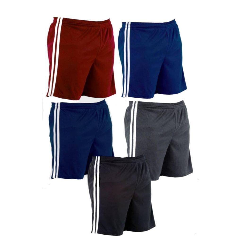 KIT 5 Short Calção Bermuda Masculina - Futebol Corrida Academia Piscina Praia Casual Lazer