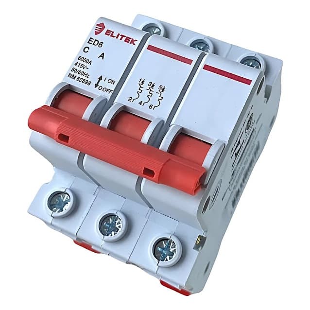 Disjuntor Tripolar 32a Curva C Elitek 50/60hz