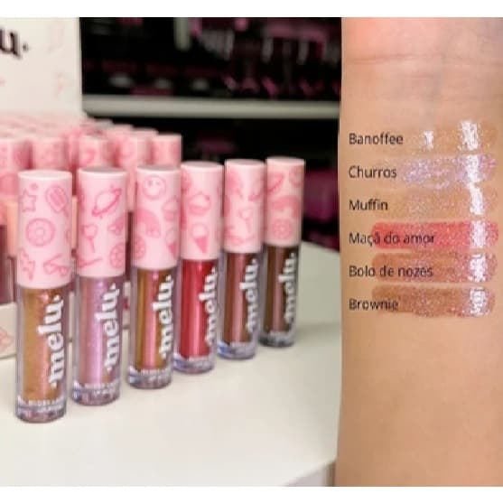 Gloss Labial Melu Ruby Rose Lip gloss Novidade