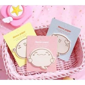 bloco de anotação Balãozinho com rostinho animado/Bloco de notas/Marca Páginas/Papelaria fofa/Livro/Caderno