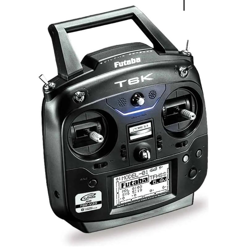 Rádio Futaba T6k 6 Canais T-fhss 2.4ghz C/ Rx R3006sb