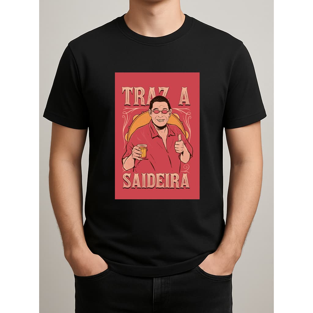 Camiseta Zeca Pagodinho Cerveja Saideira